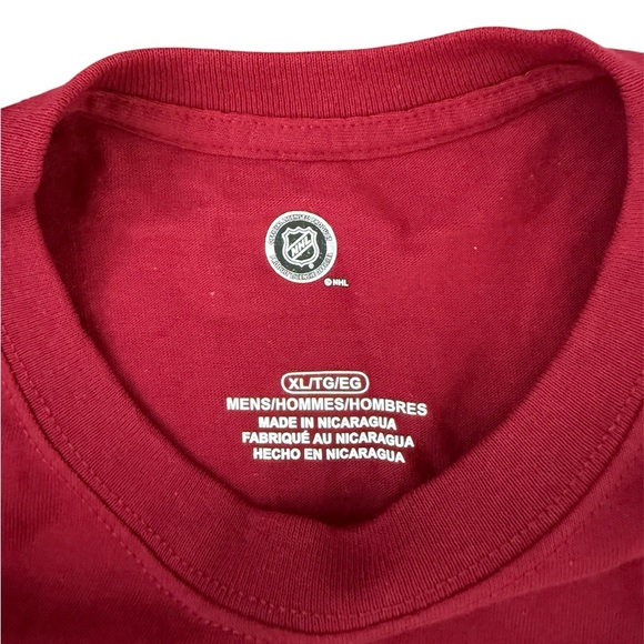 Colorado Avalanche NHL Official T-Shirt Size XL Maroon NWOT Men’s Hockey Fan Tee - Picture 4 of 7